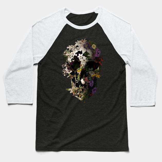 Skull Baseball T-Shirt by aligulec